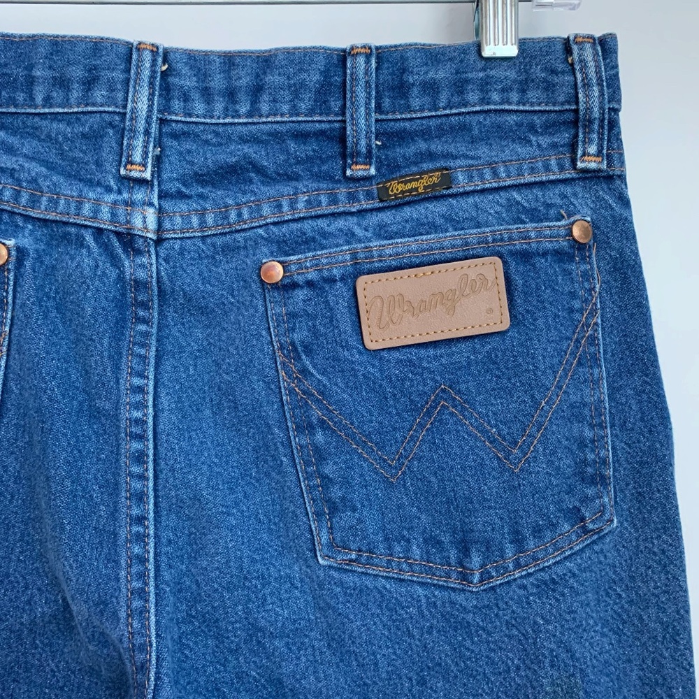 Vintage Wrangler High Waisted Denim Blue Jeans A18